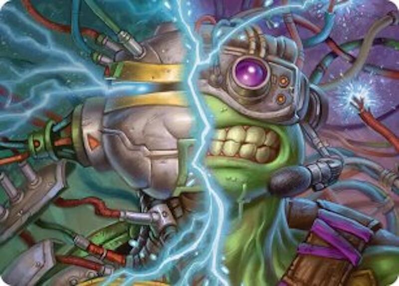Mind Transfer Protocol Art Card 5 card from Art Series: Teenage Mutant Ninja Turtles