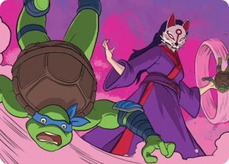 Kitsune's Technique Art Card 24 card from Art Series: Teenage Mutant Ninja Turtles