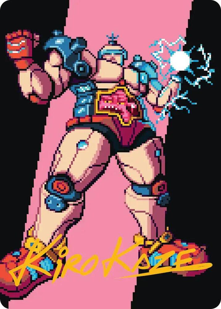 Krang, the All-Powerful Art Card (Gold-Stamped Signature) 34 card from Art Series: Teenage Mutant Ninja Turtles