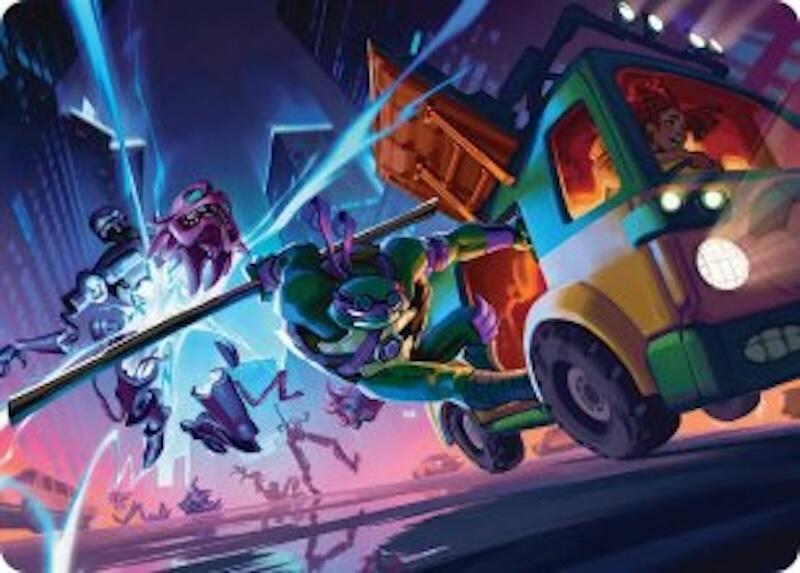 Donatello, Rad Scientist Art Card 47 card from Art Series: Teenage Mutant Ninja Turtles