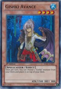 Gishki Avance HA07-EN003 card from Hidden Arsenal 7: Knight of Stars