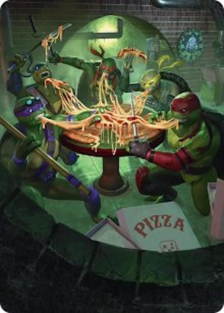 Food Chain Art Card 33 card from Art Series: Teenage Mutant Ninja Turtles