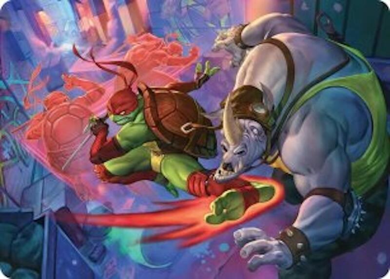 Super Combo Art Card 44 card from Art Series: Teenage Mutant Ninja Turtles
