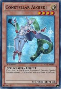 Constellar Algiedi HA07-EN007 card from Hidden Arsenal 7: Knight of Stars