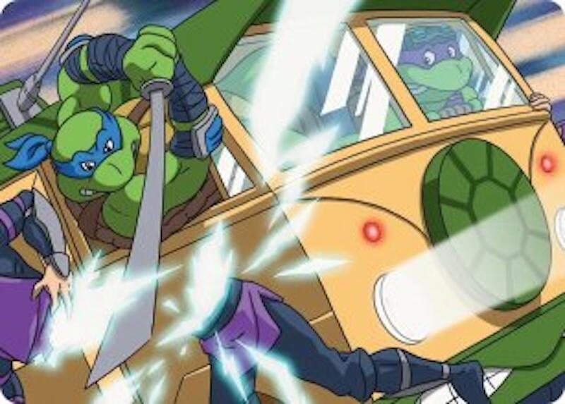 Don & Leo, Problem Solvers Art Card 30 card from Art Series: Teenage Mutant Ninja Turtles