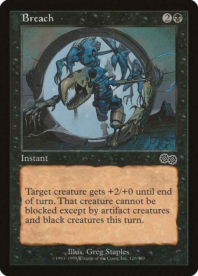 Breach 120 card from Urza's Saga