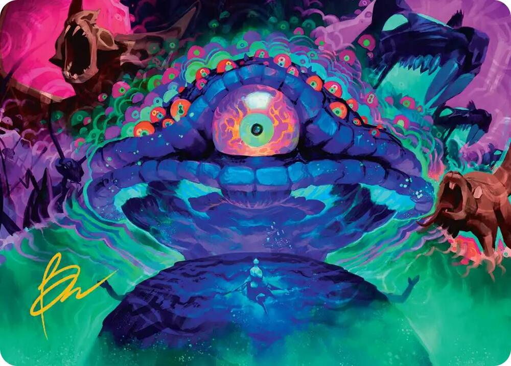 Humongous Fungus Art Card (Gold-Stamped Signature) 45 card from Art Series: Teenage Mutant Ninja Turtles