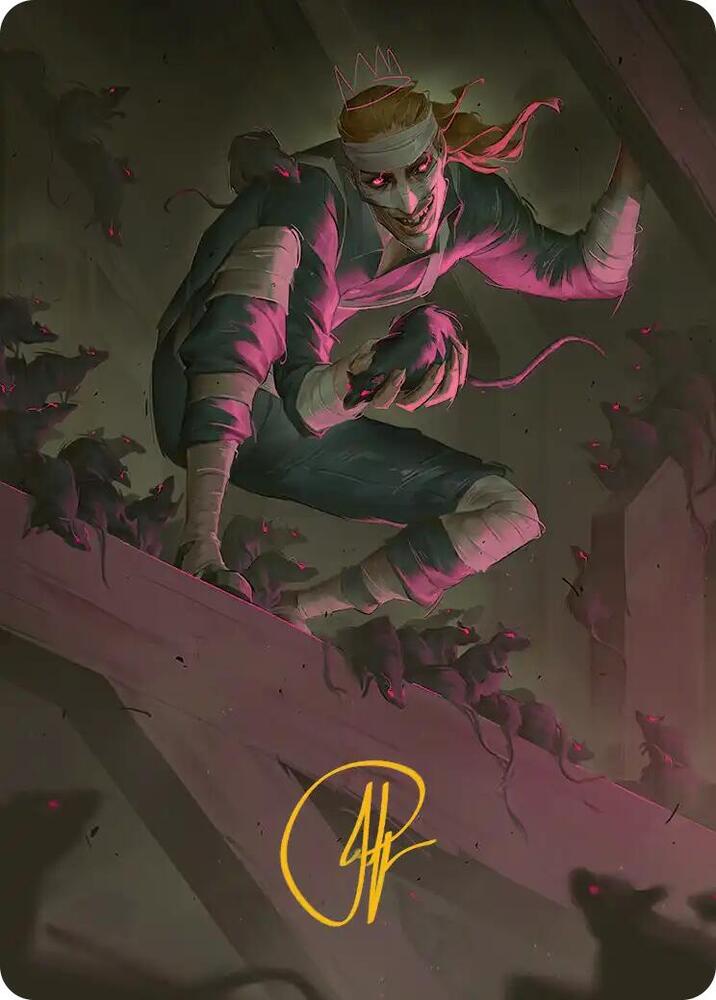 Rat King, the Chaosbringer Art Card (Gold-Stamped Signature) 53 card from Art Series: Teenage Mutant Ninja Turtles