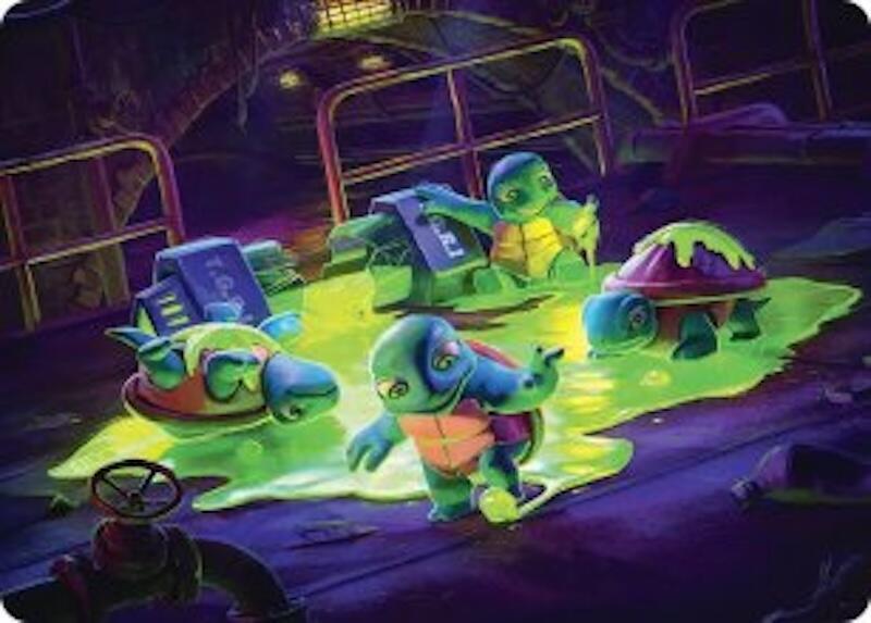 The Ooze Art Card 18 card from Art Series: Teenage Mutant Ninja Turtles