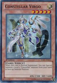 Constellar Virgo HA07-EN010 card from Hidden Arsenal 7: Knight of Stars