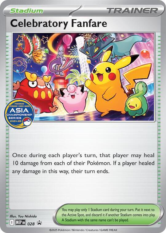 Celebratory Fanfare (Asia Championship Series 24-25) 028 card from ME: Mega Evolution Promo