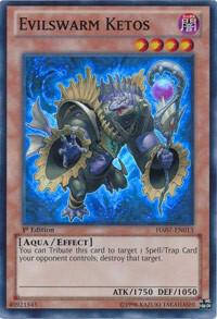 Evilswarm Ketos HA07-EN013 card from Hidden Arsenal 7: Knight of Stars