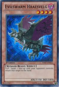Evilswarm Hraesvelg HA07-EN016 card from Hidden Arsenal 7: Knight of Stars