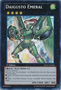 Daigusto Emeral HA07-EN020 card from Hidden Arsenal 7: Knight of Stars