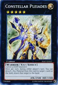 Constellar Pleiades HA07-EN022 card from Hidden Arsenal 7: Knight of Stars