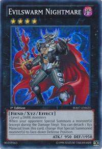 Evilswarm Nightmare HA07-EN023 card from Hidden Arsenal 7: Knight of Stars