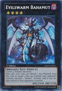 Evilswarm Bahamut HA07-EN024 card from Hidden Arsenal 7: Knight of Stars
