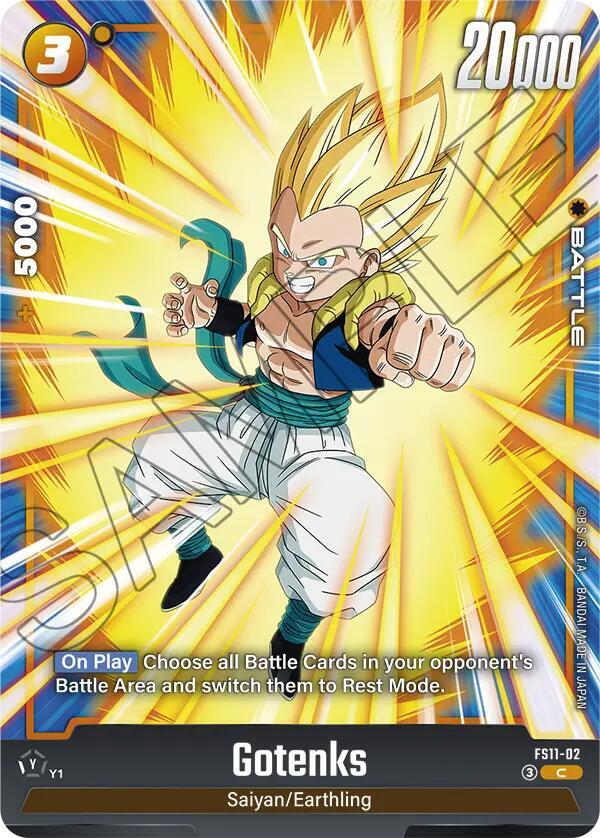 Gotenks FS11-02 card from Starter Deck EX: The Phase of Evolution