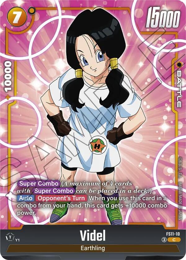 Videl FS11-10 card from Starter Deck EX: The Phase of Evolution