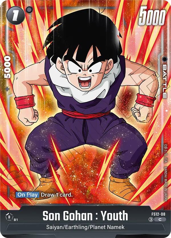 Son Gohan : Youth FS12-08 card from Starter Deck EX: The Beat of Ki