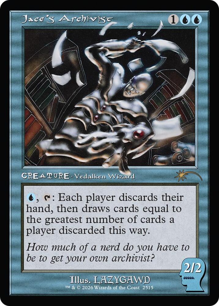 Jace's Archivist 2515 card from Secret Lair Drop Series