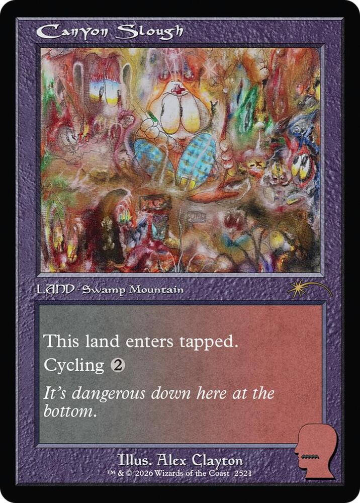 Canyon Slough 2521 card from Secret Lair Drop Series
