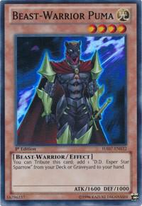 Beast-Warrior Puma HA07-EN032 card from Hidden Arsenal 7: Knight of Stars