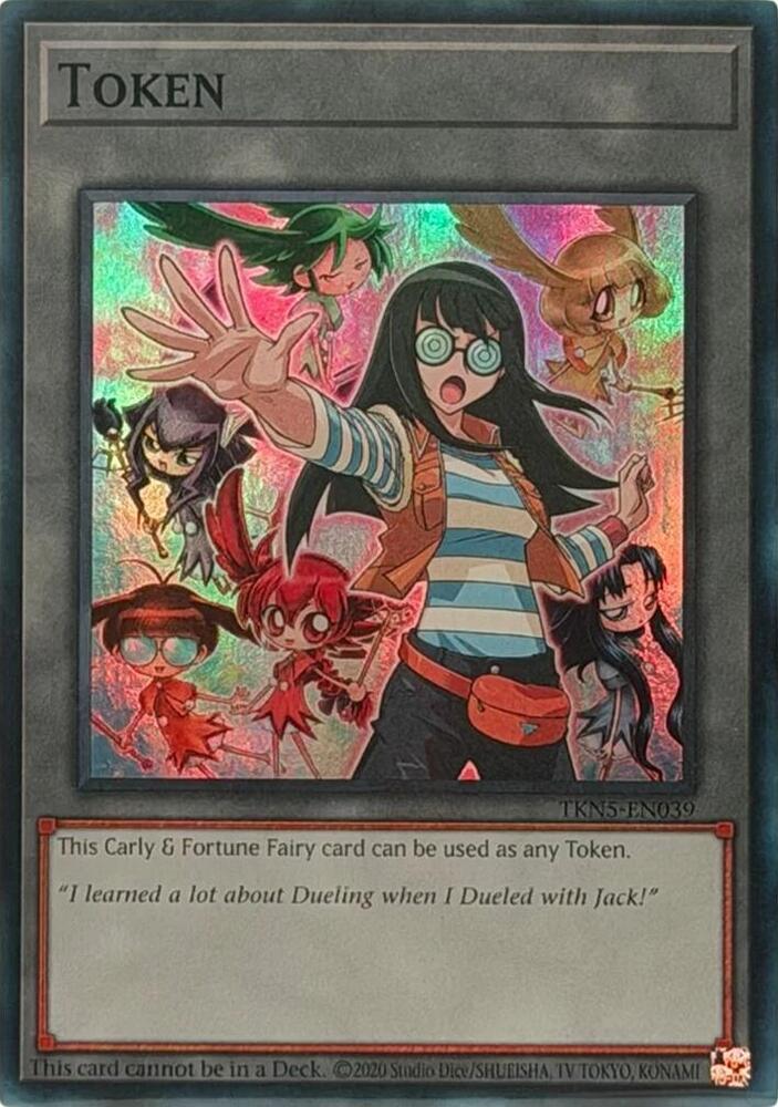 Token: Carly & Fortune Fairy TKN5-EN039 card from Burst Protocol