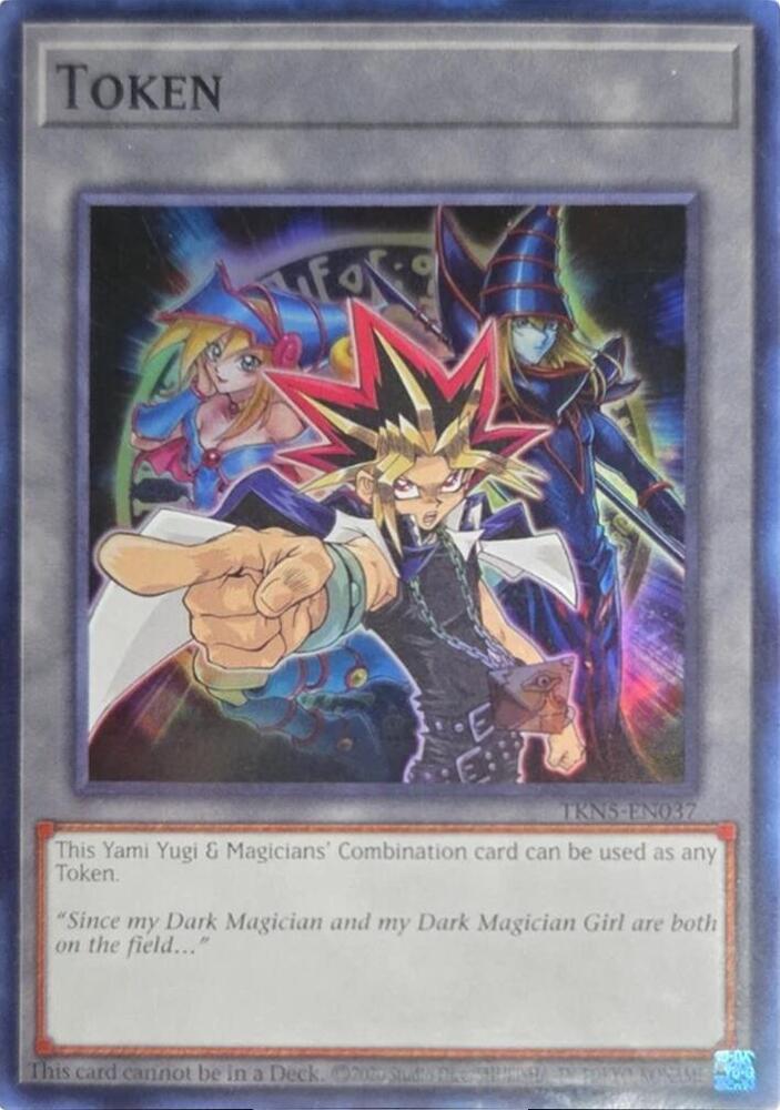 Token: Yami Yugi & Magicians Combination TKN4-EN037 card from Burst Protocol