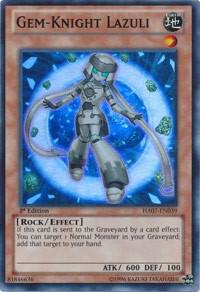 Gem-Knight Lazuli HA07-EN039 card from Hidden Arsenal 7: Knight of Stars