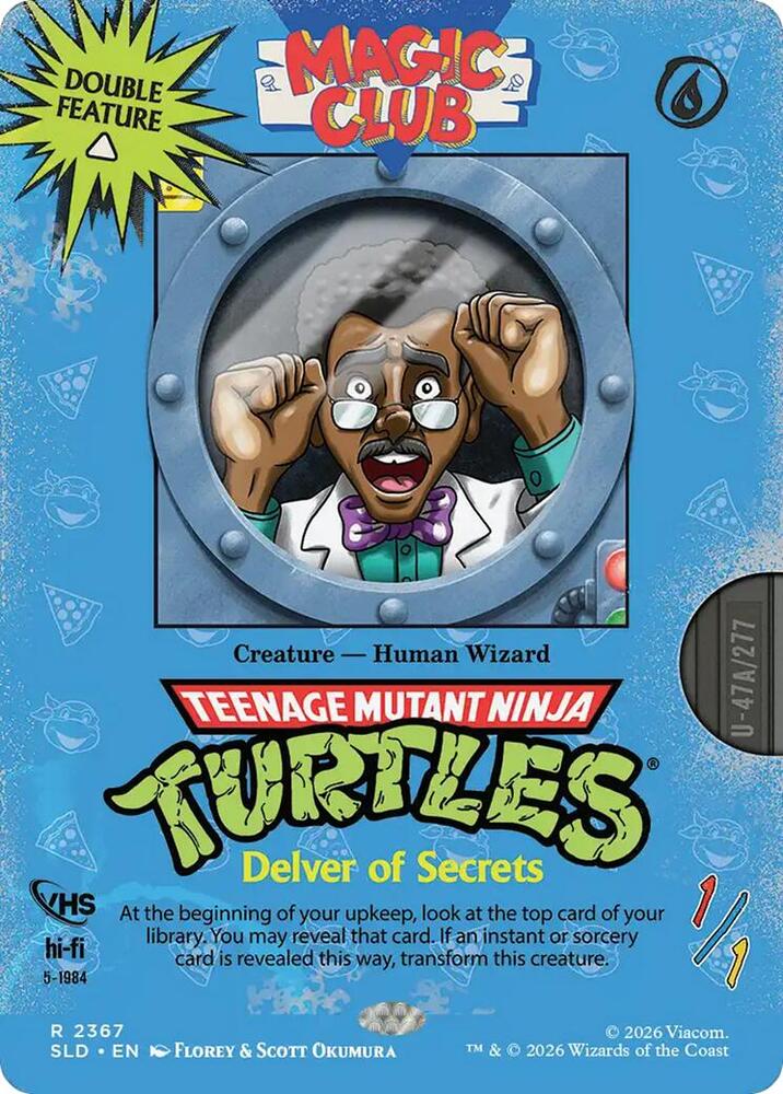 Delver of Secrets 2367 card from Secret Lair Drop Series