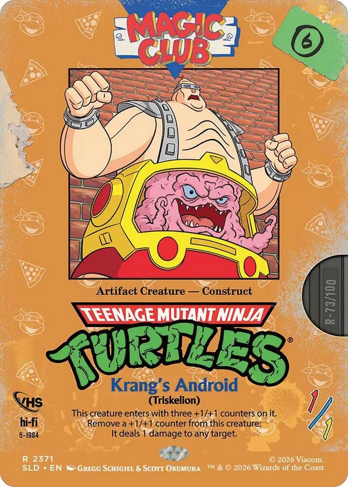 Krang's Android - Triskelion 2371 card from Secret Lair Drop Series