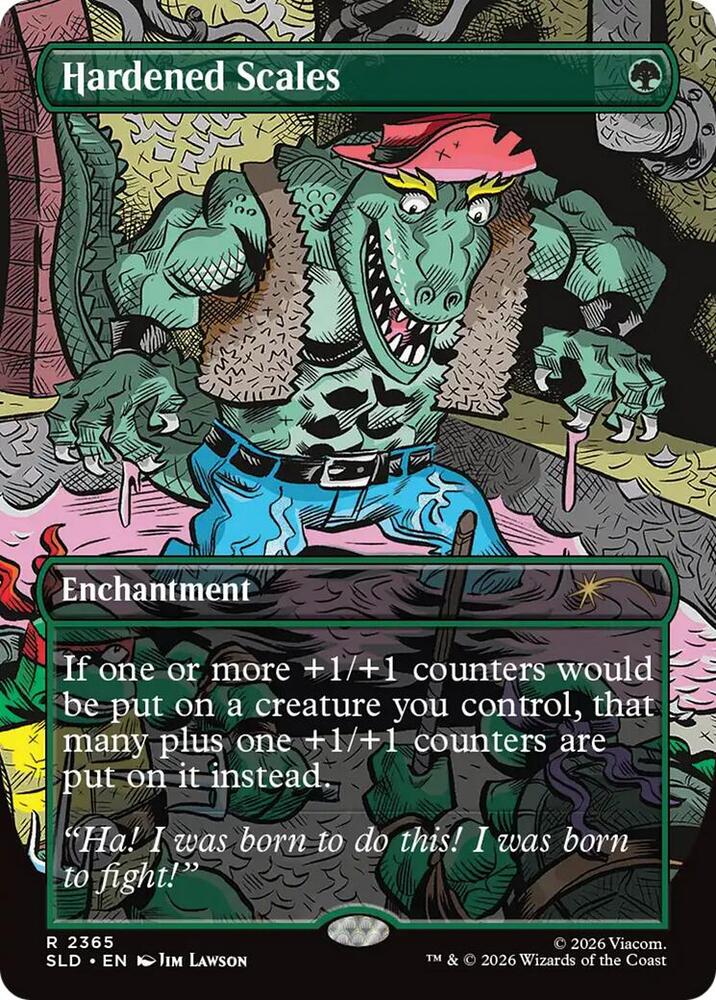 Hardened Scales 2365 card from Secret Lair Drop Series