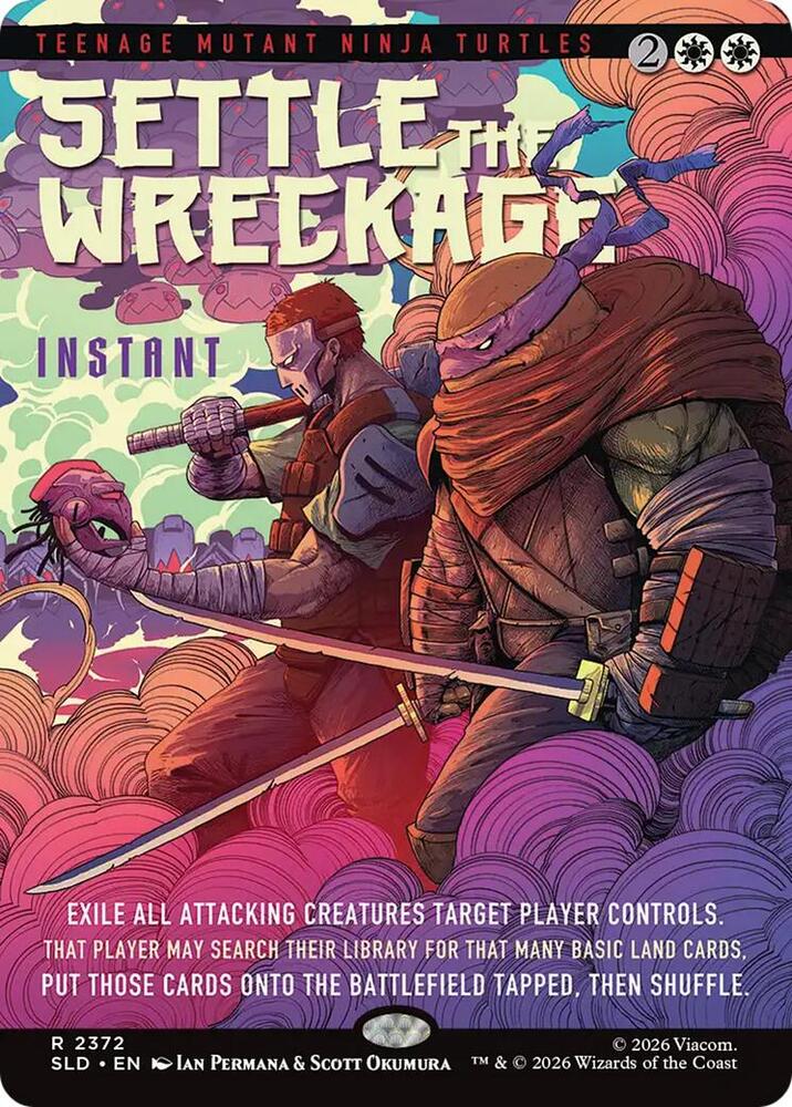 Settle the Wreckage 2372 card from Secret Lair Drop Series