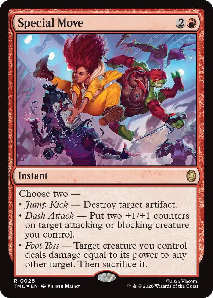 Special Move (Surge Foil) 26 card from Commander: Teenage Mutant Ninja Turtles