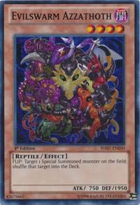 Evilswarm Azzathoth HA07-EN050 card from Hidden Arsenal 7: Knight of Stars