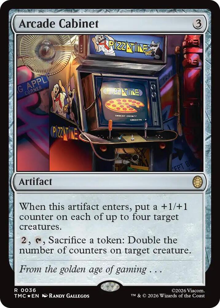 Arcade Cabinet (Surge Foil) 36 card from Commander: Teenage Mutant Ninja Turtles