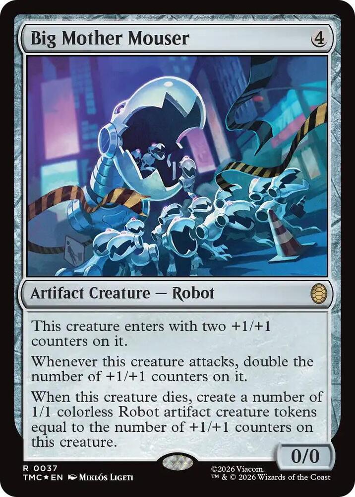 Big Mother Mouser (Surge Foil) 37 card from Commander: Teenage Mutant Ninja Turtles