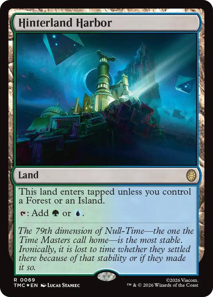 Hinterland Harbor (Surge Foil) 69 card from Commander: Teenage Mutant Ninja Turtles
