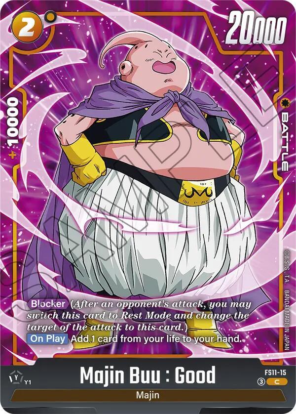 Majin Buu : Good FS11-15 card from Starter Deck EX: The Phase of Evolution