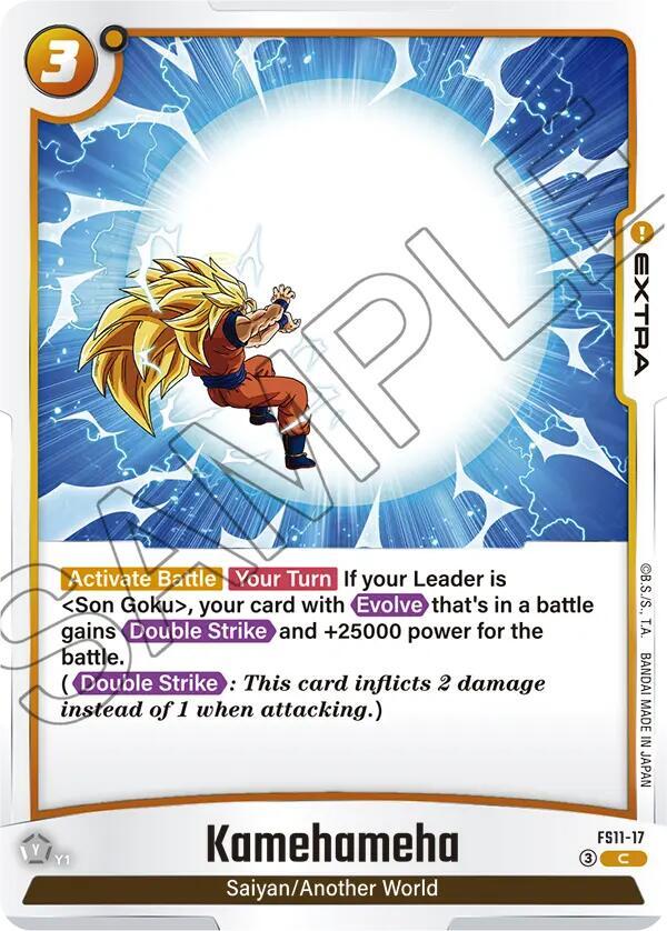 Kamehameha FS11-17 card from Starter Deck EX: The Phase of Evolution