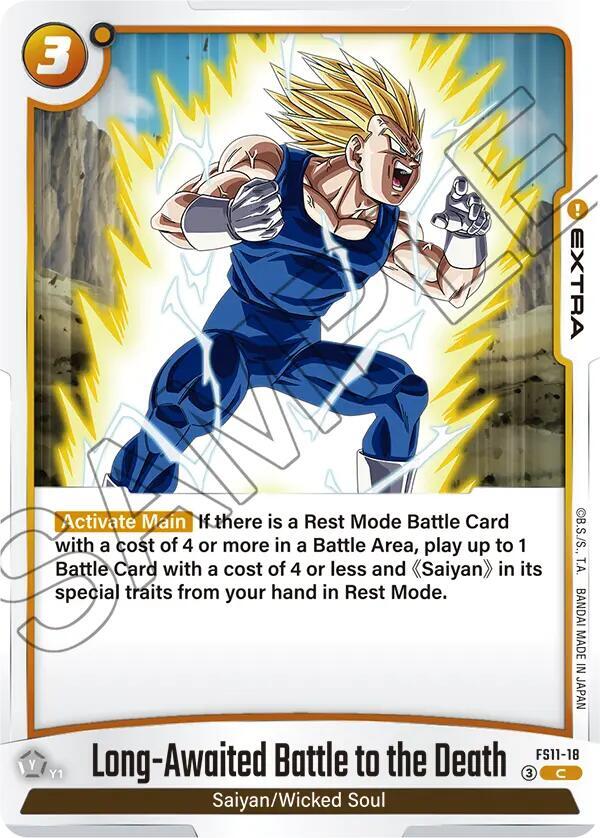 Long-Awaited Battle to the Death FS11-18 card from Starter Deck EX: The Phase of Evolution