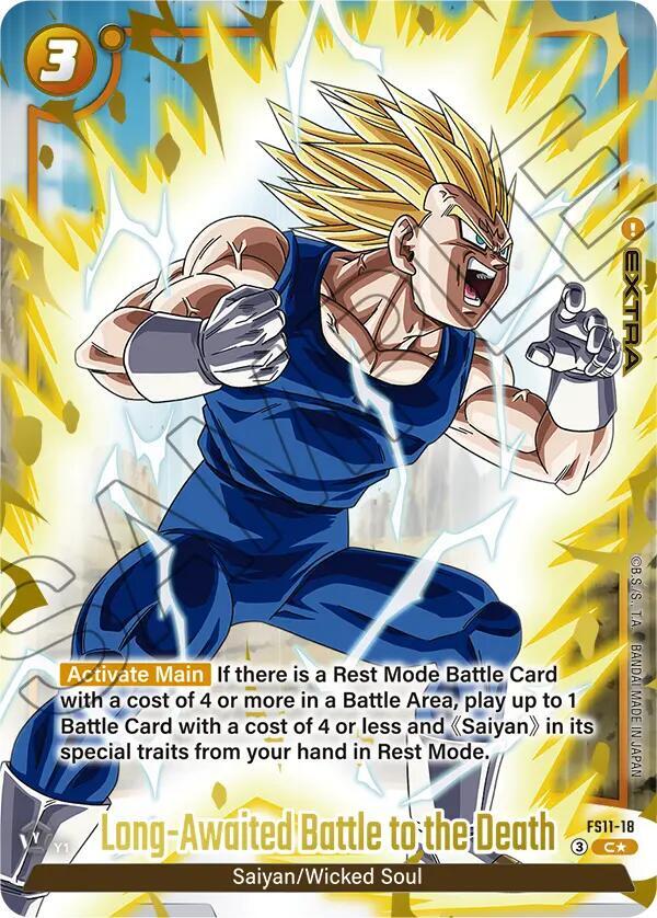 Long-Awaited Battle to the Death (Gold) FS11-18 card from Starter Deck EX: The Phase of Evolution