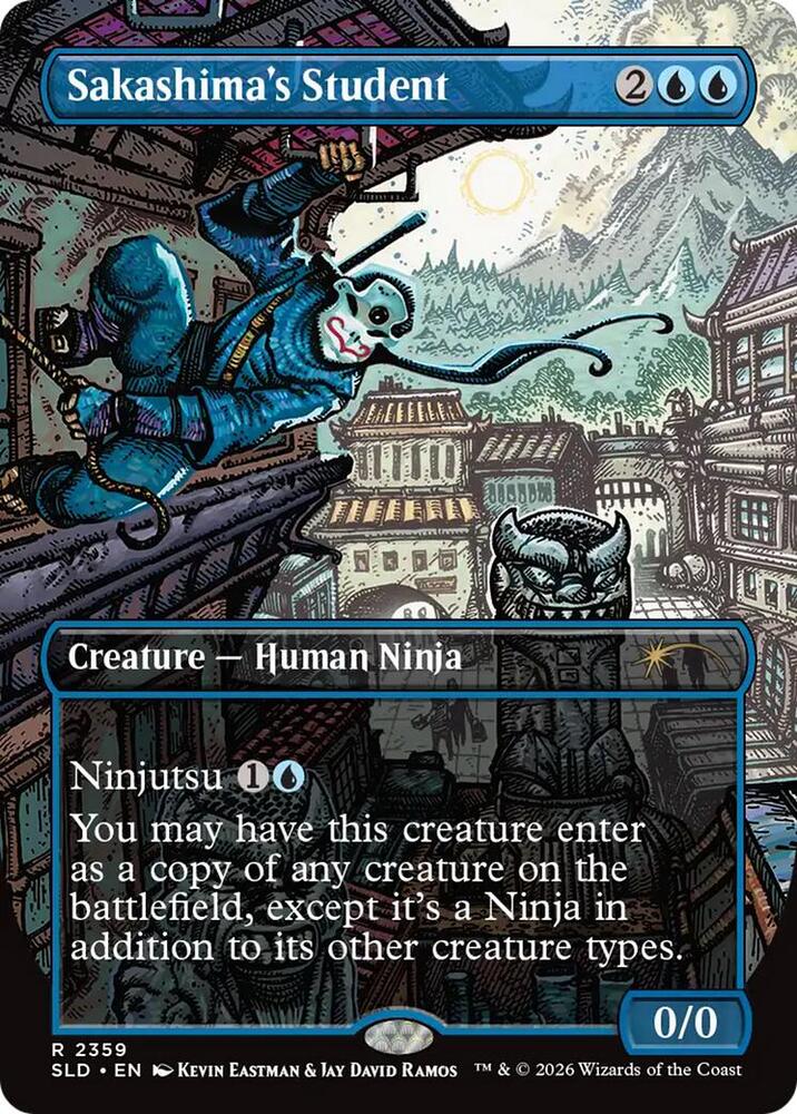 Sakashima's Student 2359 card from Secret Lair Drop Series