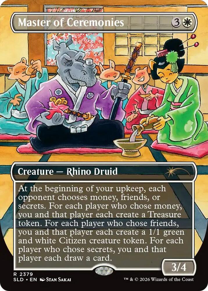 Master of Ceremonies 2379 card from Secret Lair Drop Series