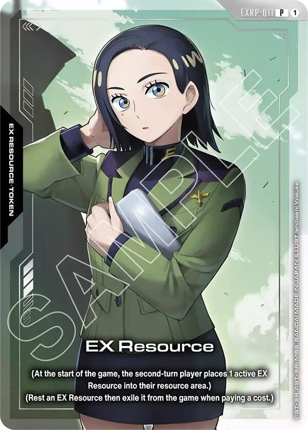 EX Resource (Mobile Suit Gundam GQuuuuuuX) EXRP-011 card from Promotional EX Resource Tokens