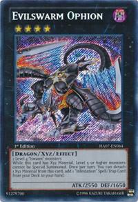 Evilswarm Ophion HA07-EN064 card from Hidden Arsenal 7: Knight of Stars