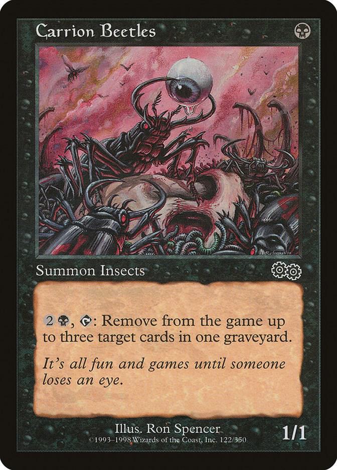 Carrion Beetles 122 card from Urza's Saga
