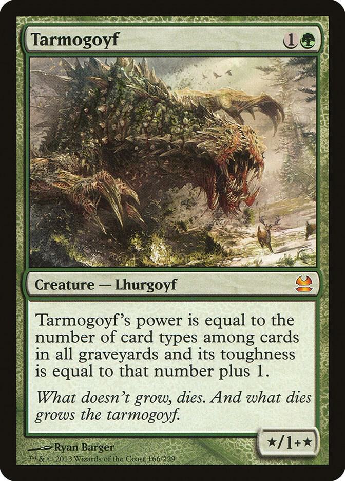 Tarmogoyf 166 card from Modern Masters