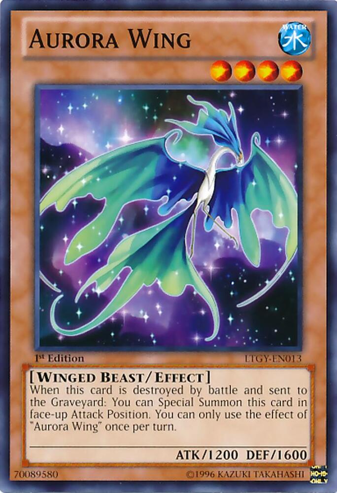 Aurora Wing LTGY-EN013 card from Lord of the Tachyon Galaxy